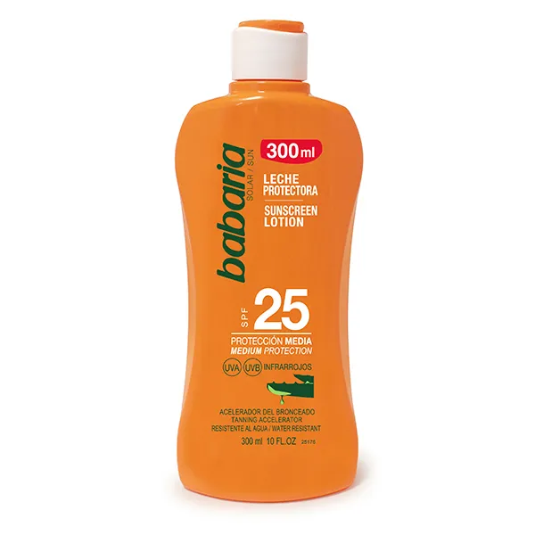 

Солнцезащитное молочко Leche Protectora De Aloe Vera Spf 25 Babaria, 300 ml
