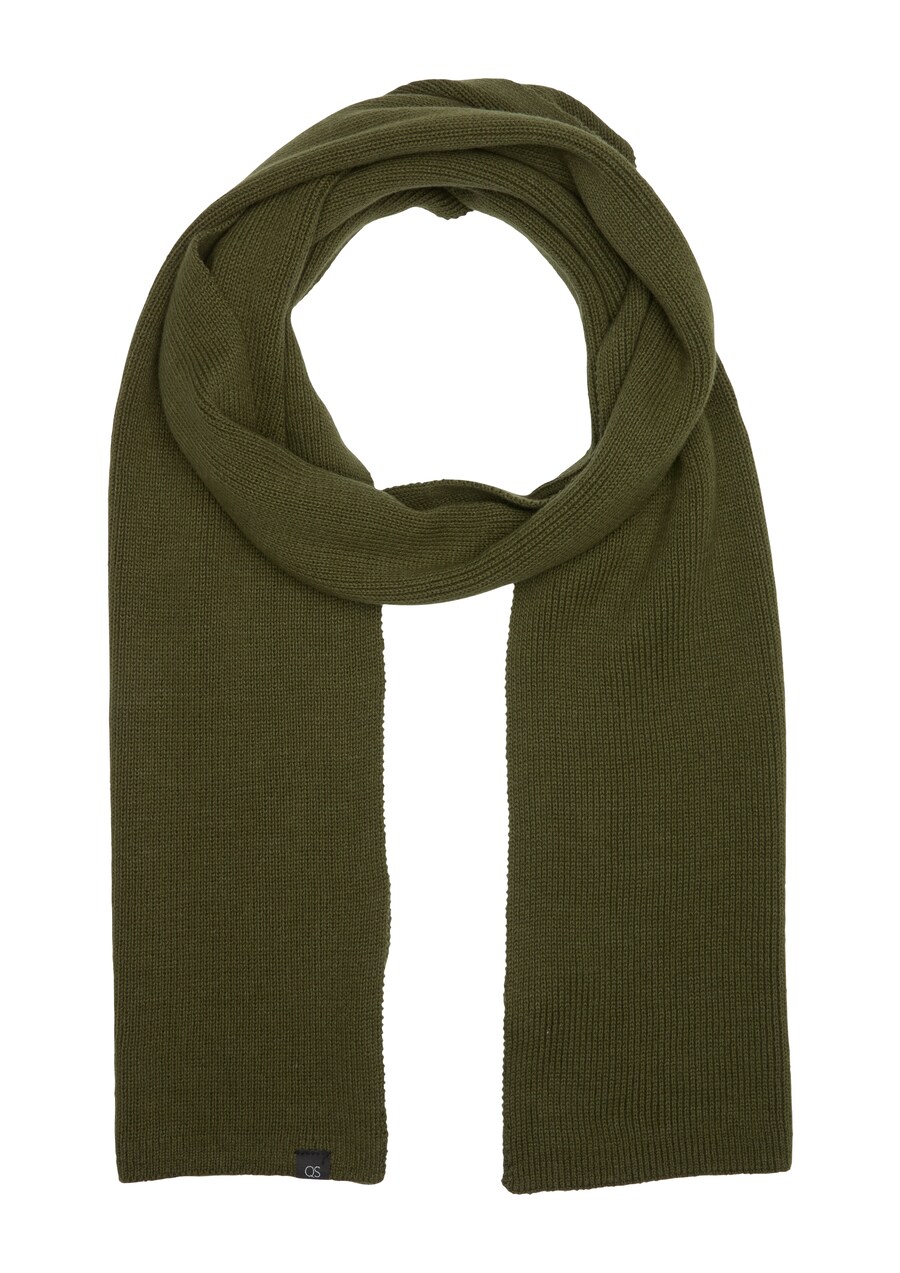 

Шарф QS Scarf, темно-зеленый