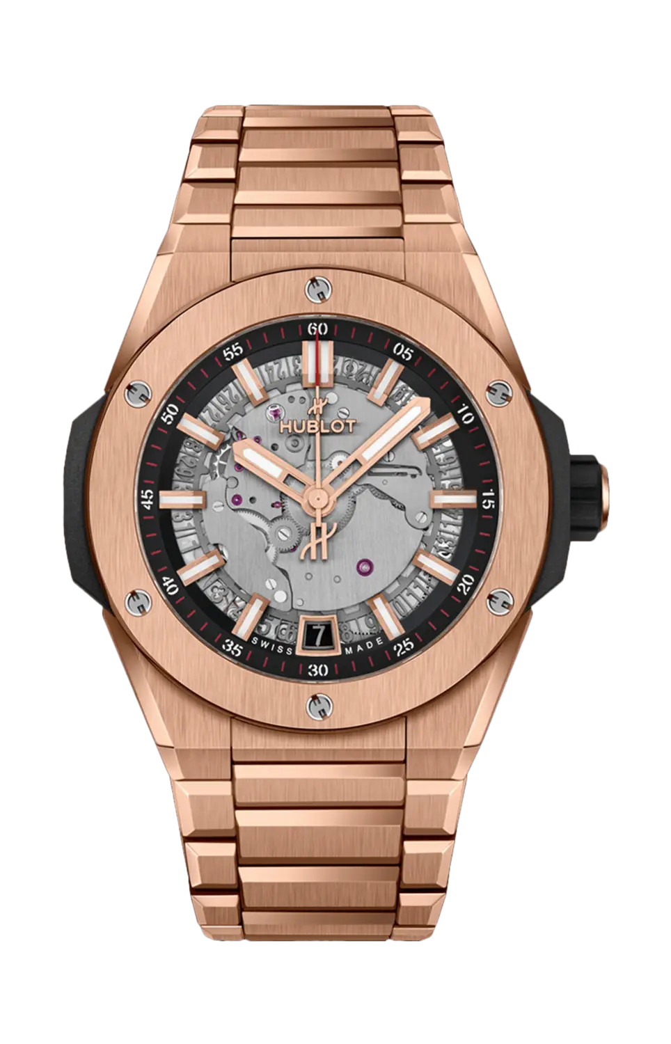 

Часы big bang integrated time only king gold 40 мм Hublot
