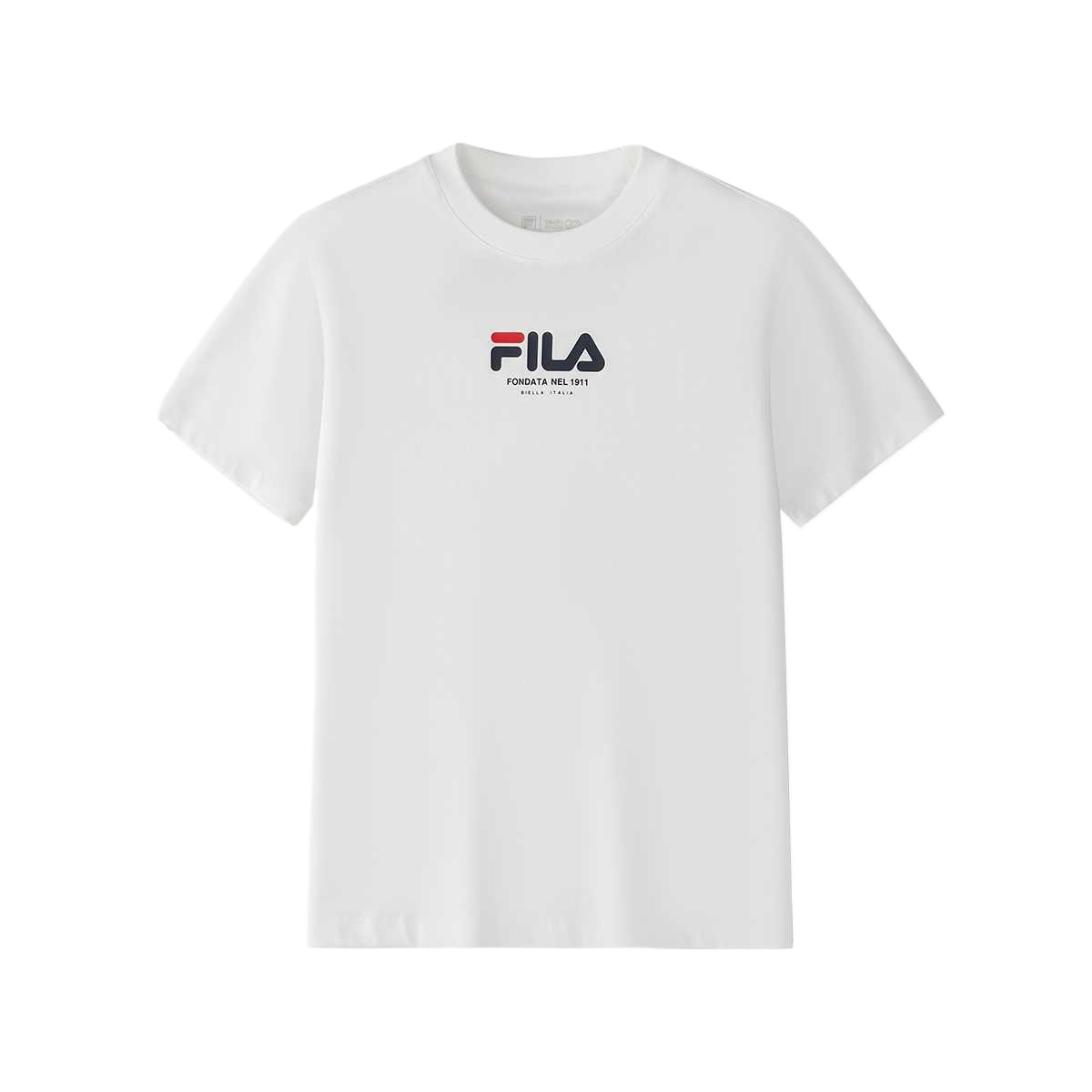 

FILA KIDS Футболка YUANTIANZHI,LIANMINGKUAN Cloud White для подростков, Белый, FILA KIDS Футболка YUANTIANZHI,LIANMINGKUAN Cloud White для подростков