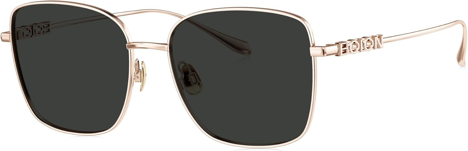 

Женские стильные элегантные солнцезащитные очки BOLON с нейлоновыми поляризованными линзами UV400 BL7211 58 мм, эксклюзивный бренд очков EssilorLuxottica, Rose Gold/Grey Polarized