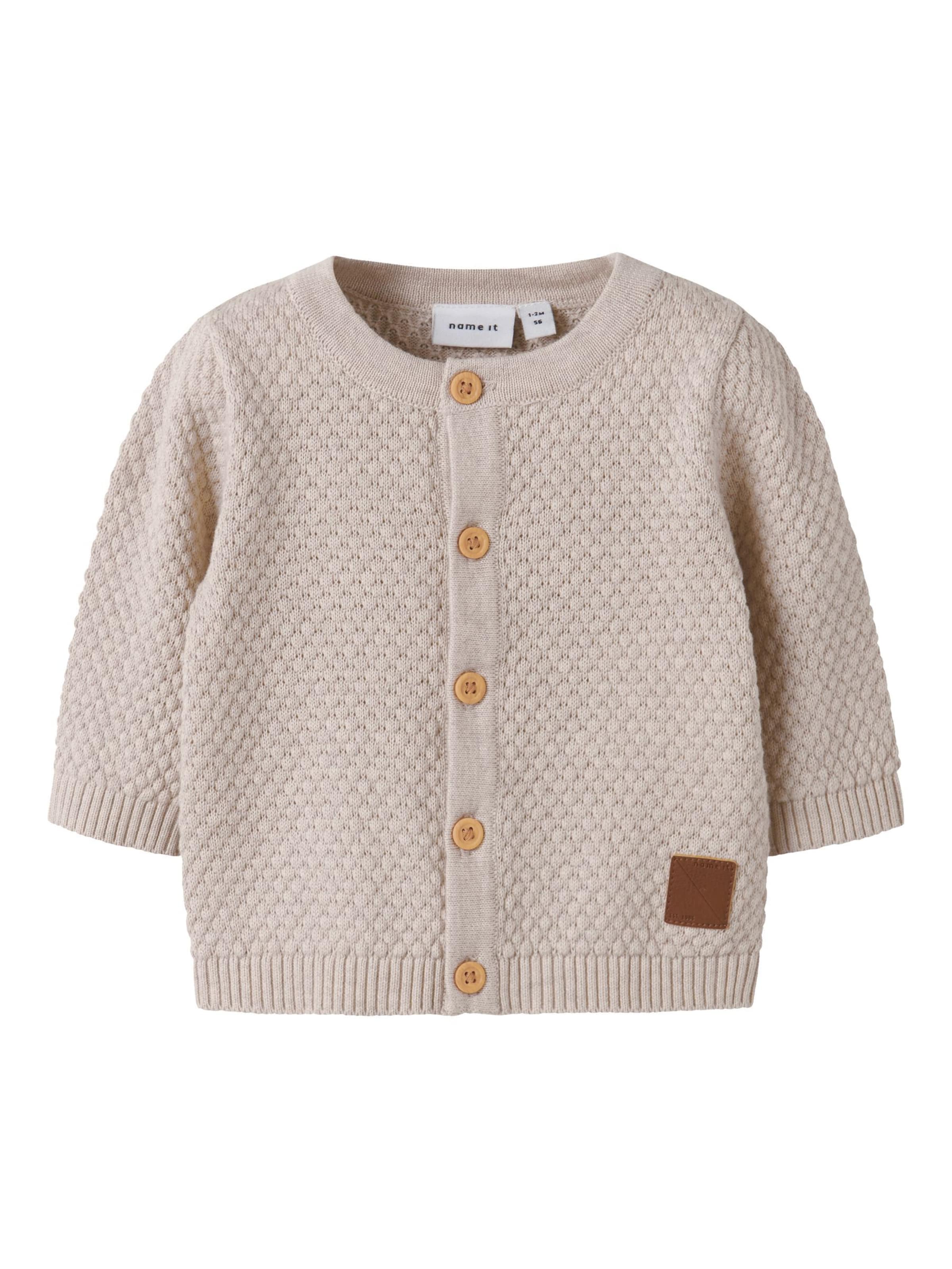 

NAME IT Вязаный кардиган в бежевом цвете