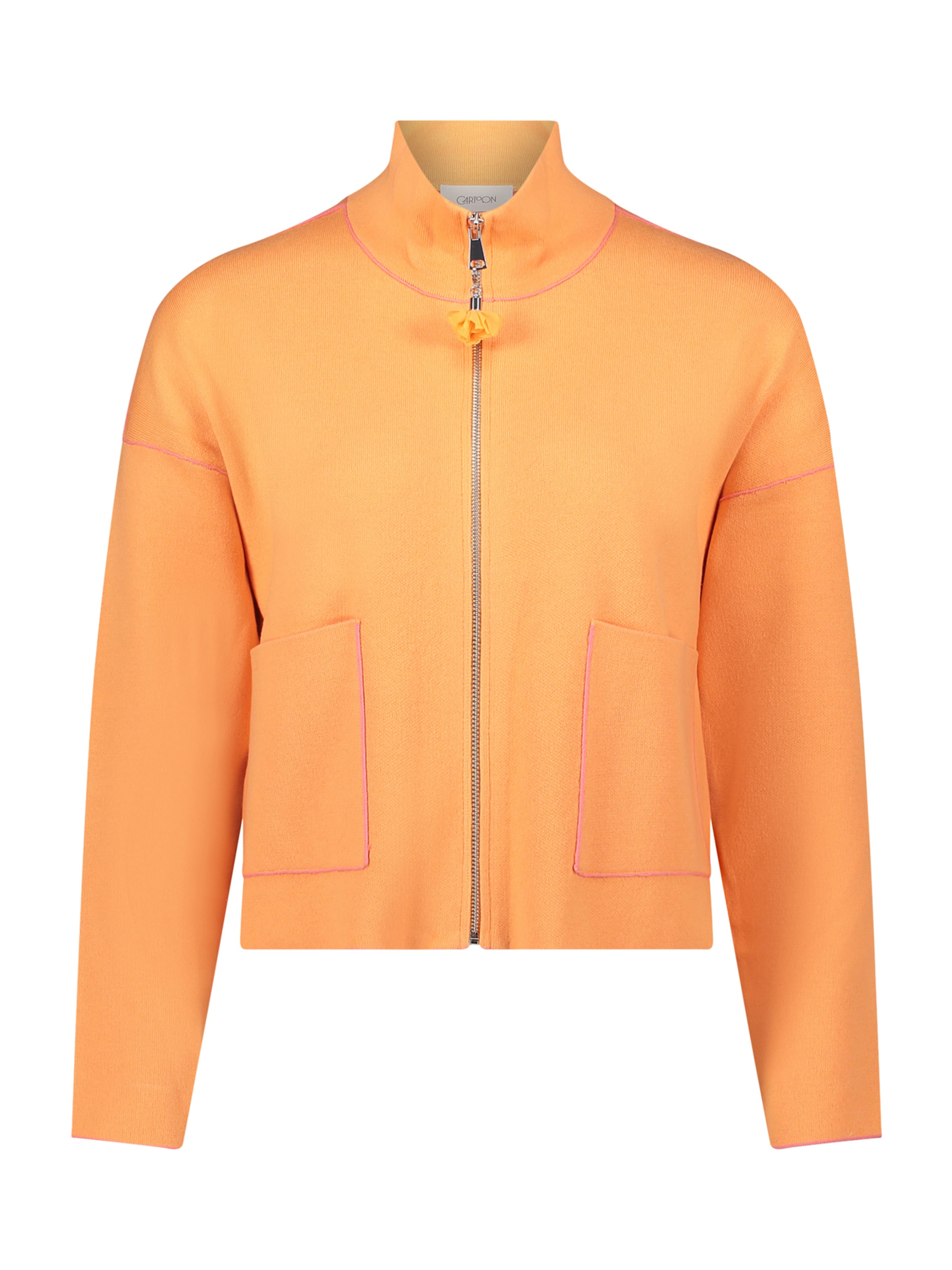 

Cartoon Вязаный кардиган в оранжевом цвете