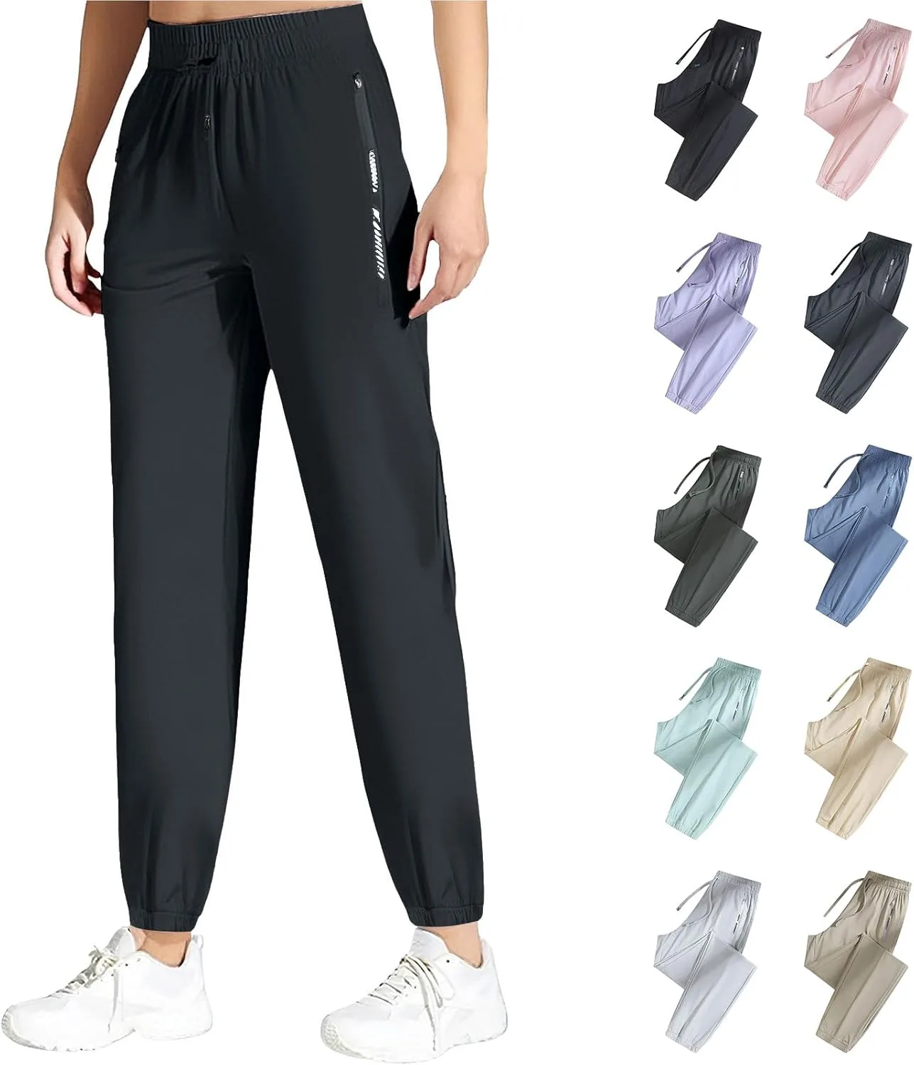 Женские спортивные брюки Senistyle Stretch, брюки Senistyle для женщин старше 50 лет, ультраэластичные, дышащие, удобные повседневные брюки Generic, черный