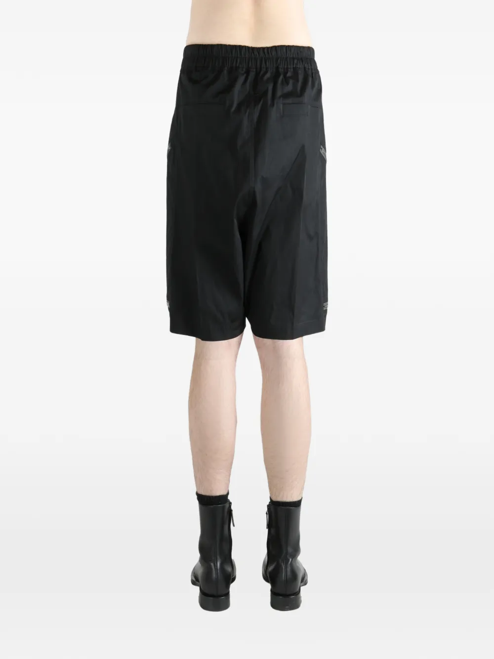 Шорты Blixa Bela с карманом на молнии Rick Owens, черный — фото 4