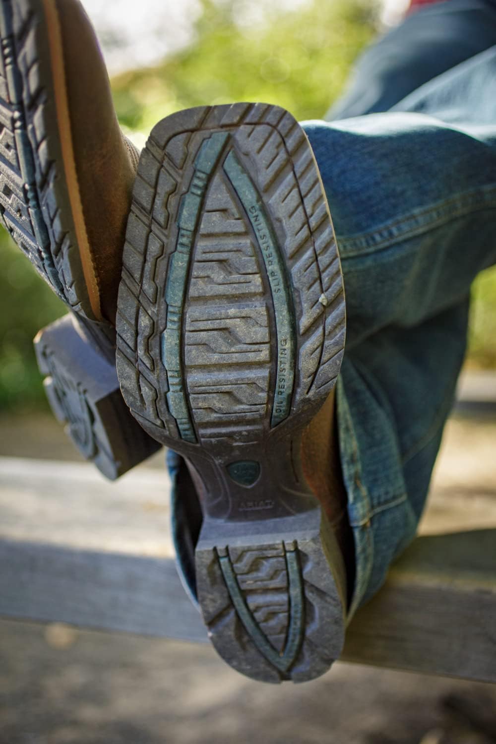 Мужские ковбойские сапоги Ariat Hybrid Rancher, коричневый — фото 2