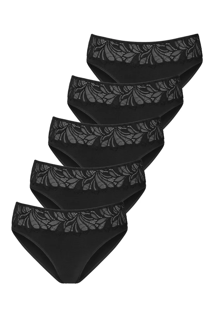 

Трусы Vivance Jazz Pants (5 шт.) из эластичного хлопка высокого качества, черный