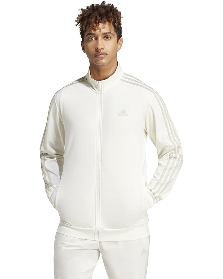 

Куртка adidas Essentials Warm-Up 3-Stripes Track, белый