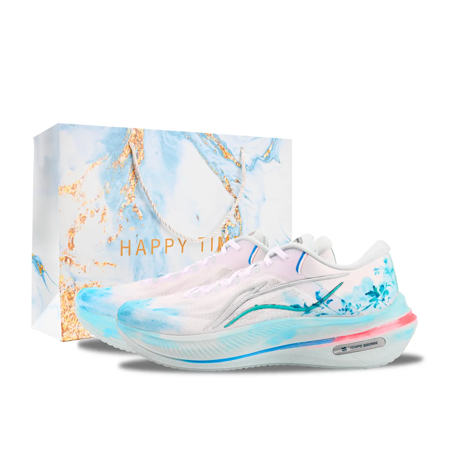 

Li-Ning Yueying 5 Cushioning, Wear Resistant низкие кроссовки для бега, города и повседневной носки Unisex, cyan