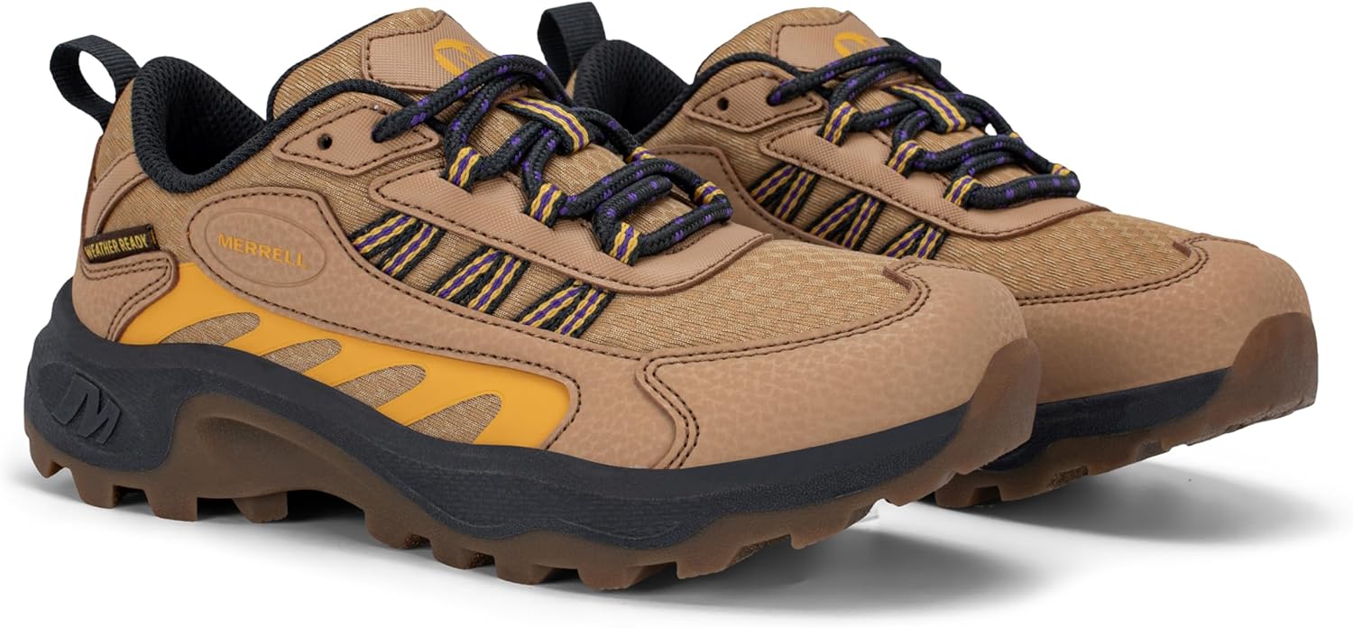 Детские низкие кроссовки Stowe, унисекс Merrell, Hazel/Mustard — фото 2