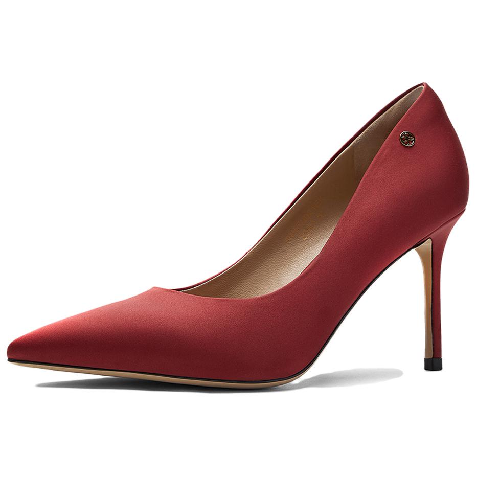 NINE WEST Тонкие каблуки на шпильке 8,5 см женские чернильно-черные, цвет Ink Black — фото 4