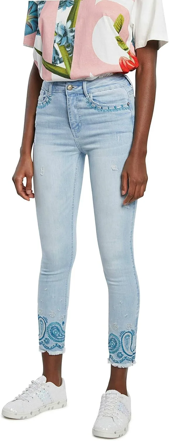 

Женские джинсы Desigual Woman Denim Ankle