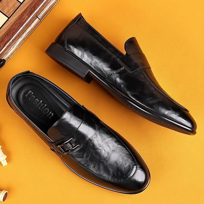Мужские лоферы Loafers Slip-ins Black DHFIRUFSHLO — фото 2
