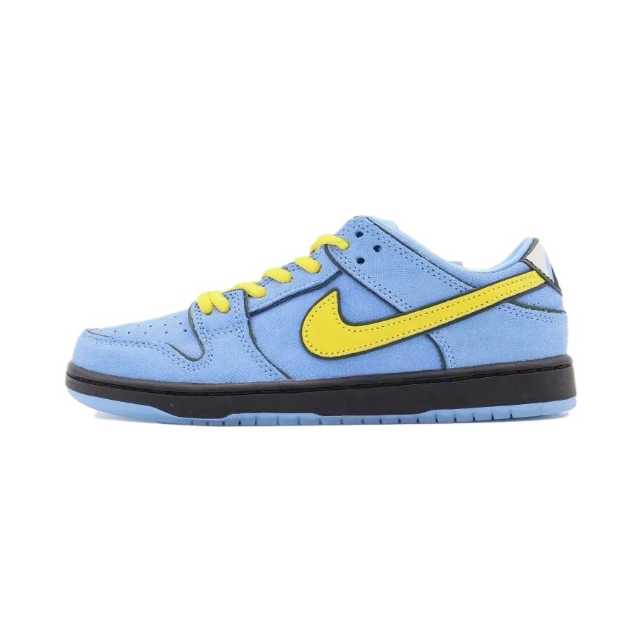 

Кроссовки SB Dunk Low The Powerpuff Girls Bubbles PS Nike, синий/желтый