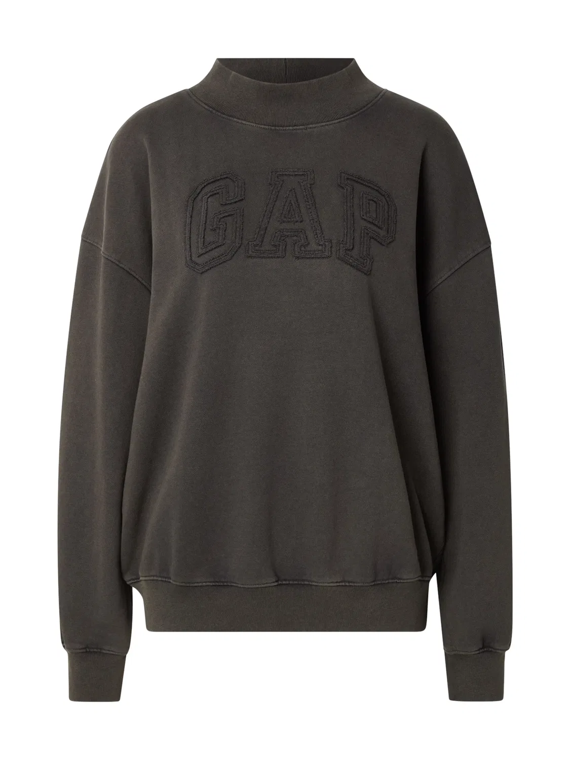 Толстовка Gap графитового и грязно-коричневого цвета