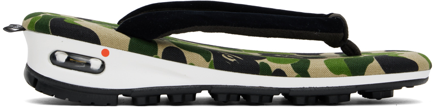 

Сандалии Goyemon Edition ABC Camo Unda BAPE, Green