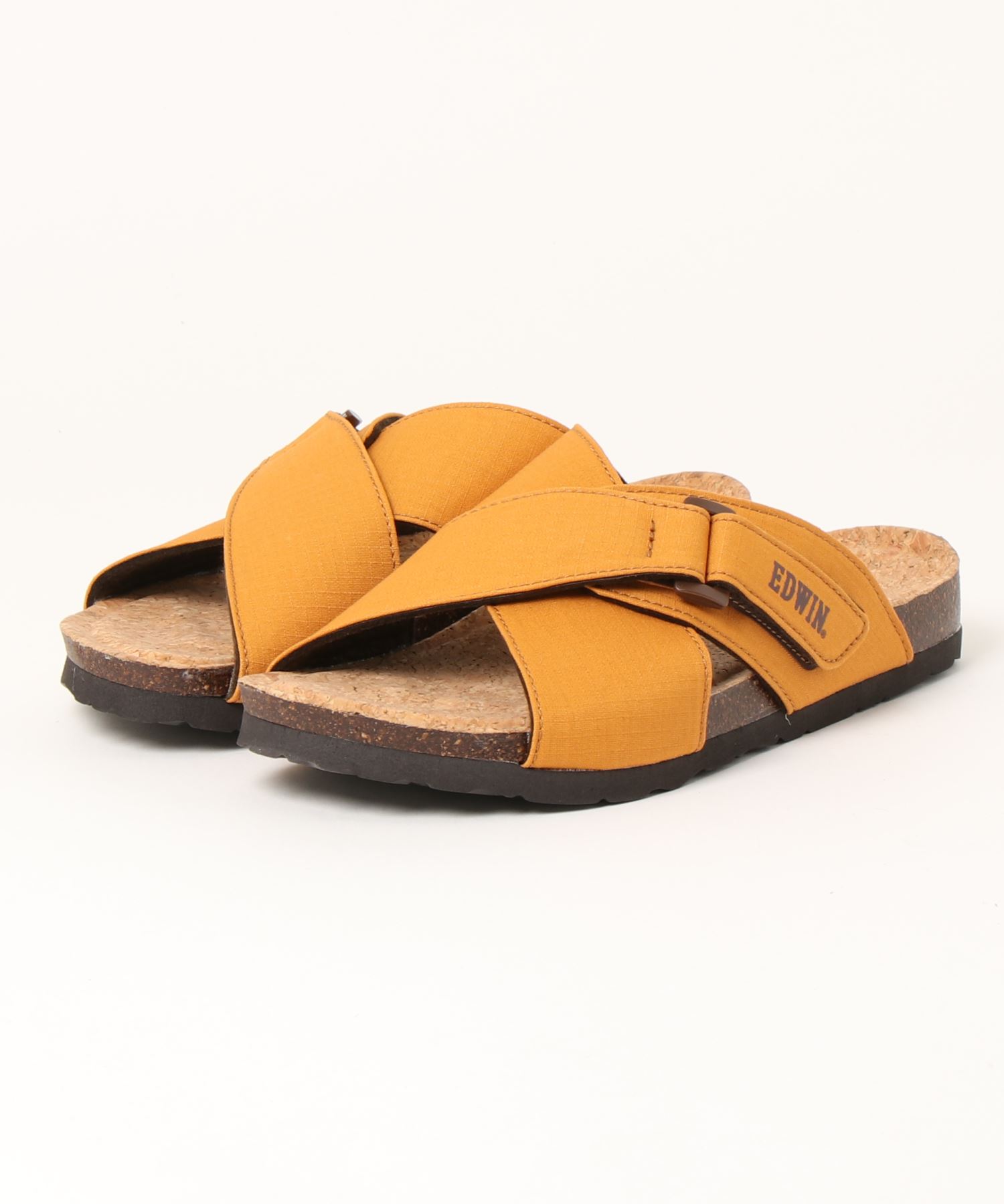 Сандалии Ripstop Crossbelt Sandal с кулирной структурой EDWIN mustard