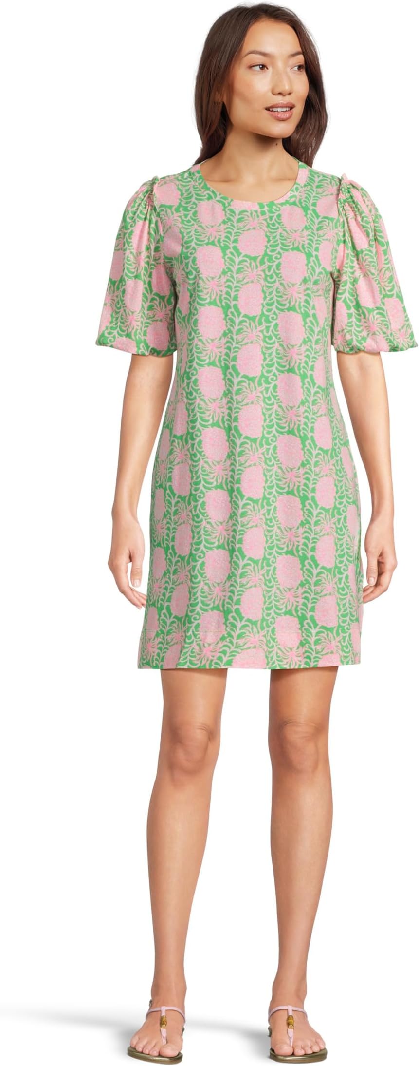 

Платье Lilly Pulitzer Mercer Dress, Fauna Green Party Like A Pineapple