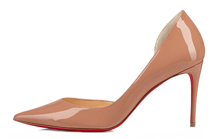 Ириза 85 мм Пампа Нюд Патентная Кожа Женская Christian Louboutin