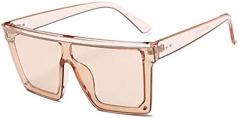 

Женские классические квадратные солнцезащитные очки с плоской верхней частью, фиолетовое зеркальное покрытие, защита от ультрафиолета UV400 (2027 год) MTZJH, Champagne