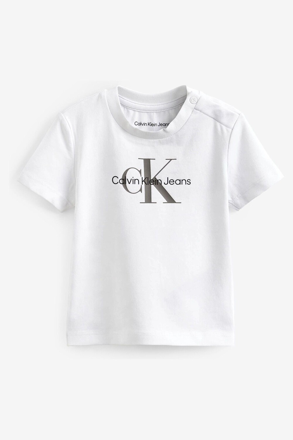 

Футболка с монограммой Calvin Klein, белый