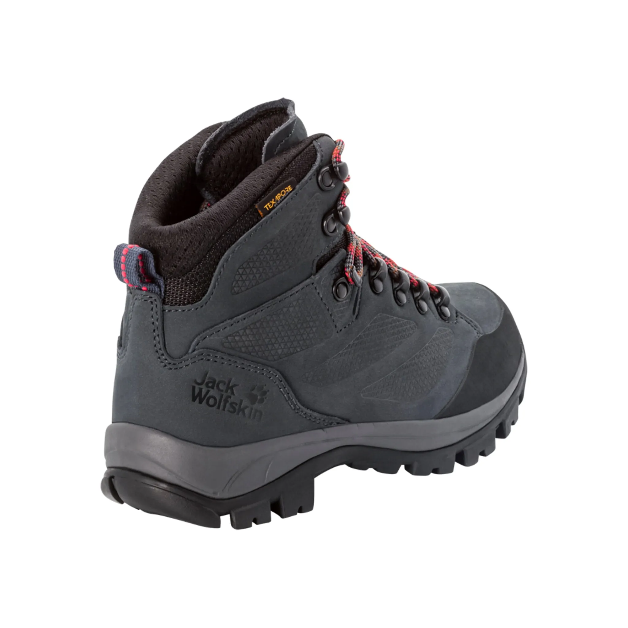 Трекинговые туфли Jack Wolfskin "REBELLION TEXAPORE MID W", серый — фото 4