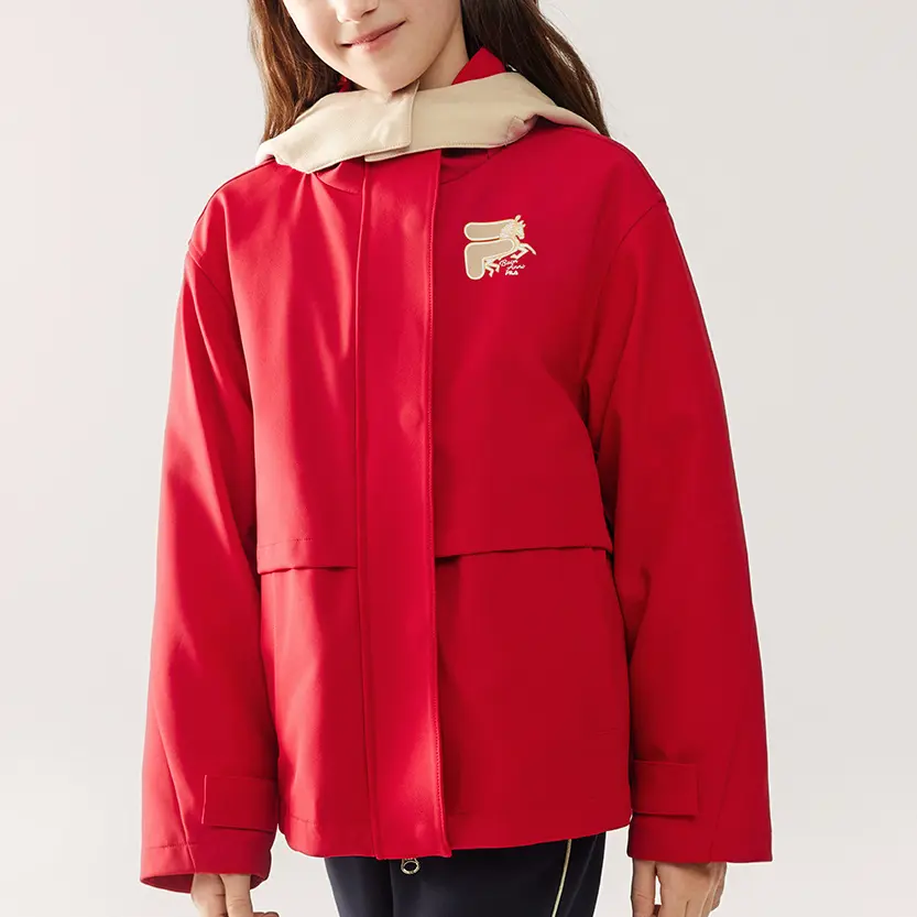 Детский комплект куртка 2 Piece Set FILA KIDS, legend красный-frd — фото 4