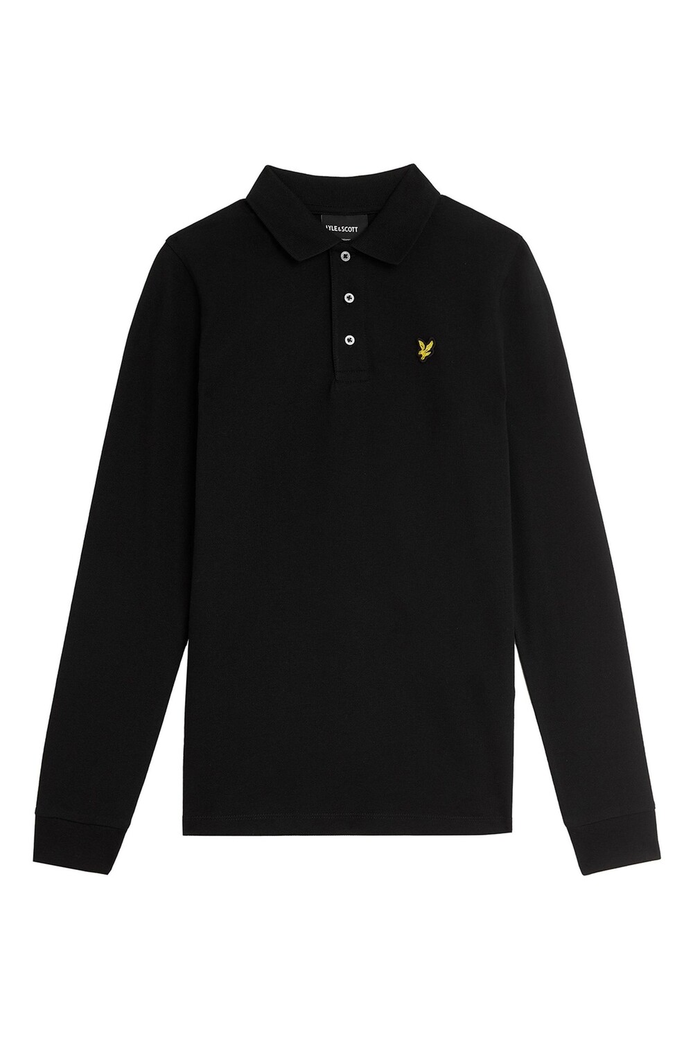 

Рубашка поло с длинным рукавом для мальчиков Lyle & Scott, черный