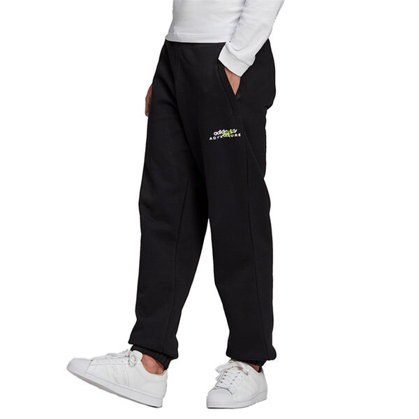 Спортивные штаны adidas originals Running Training Stay Warm Lacing Casual Sports Pants Black, черный — фото 4
