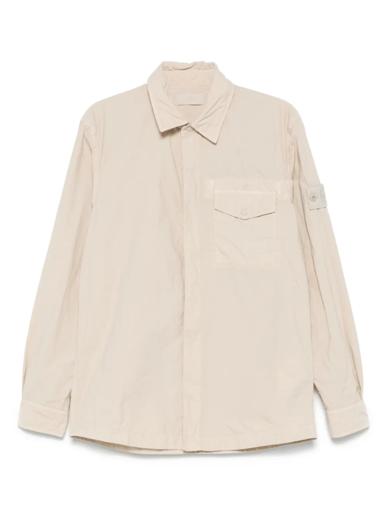 

Рубашка с нашивкой Compass Stone Island, нейтральный