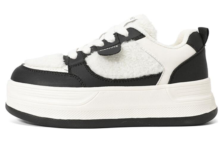 

Кеды DAPHNE Skateboard Shoes Women's Low-Top, бежевый/черный