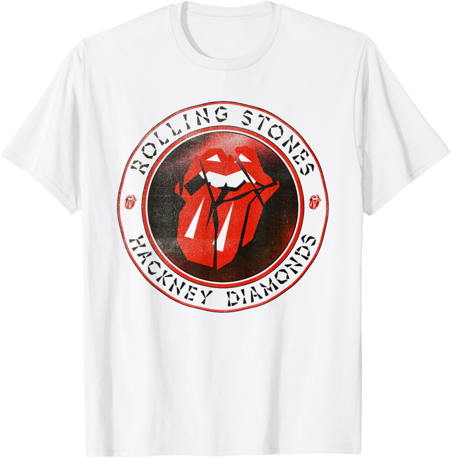 

Официальная футболка Rolling Stones с логотипом HD Circle, белая The Rolling Stones
