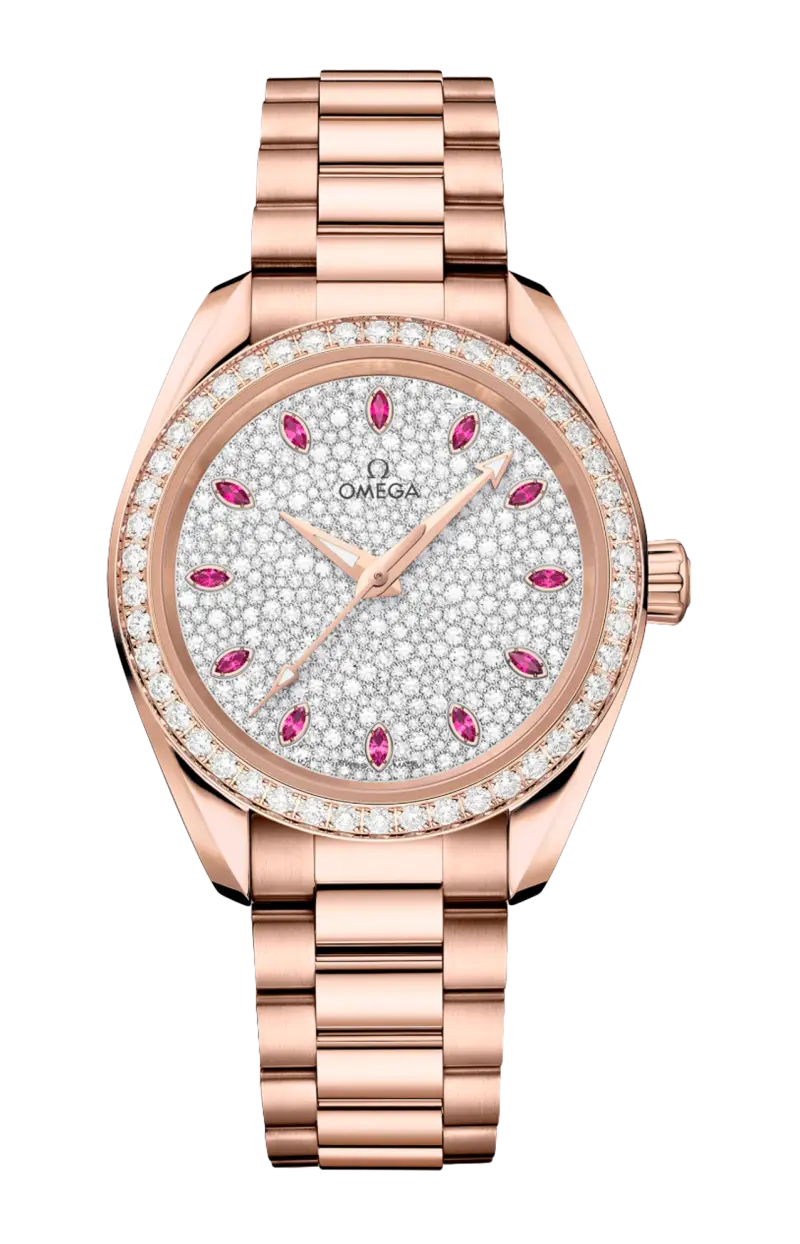 

Seamaster aqua terra 150m 34 мм, из золота sedna на золоте sedna - 220.55.34.20.99.007 OMEGA