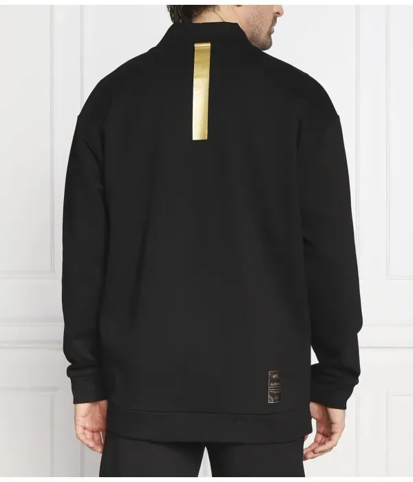 Толстовка Samoo AJ AJBXNG regular fit Boss Green, черный — фото 4