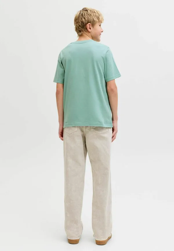 Футболка jjestar с принтом ss Jack & Jones Junior, Mineral Blue — фото 3