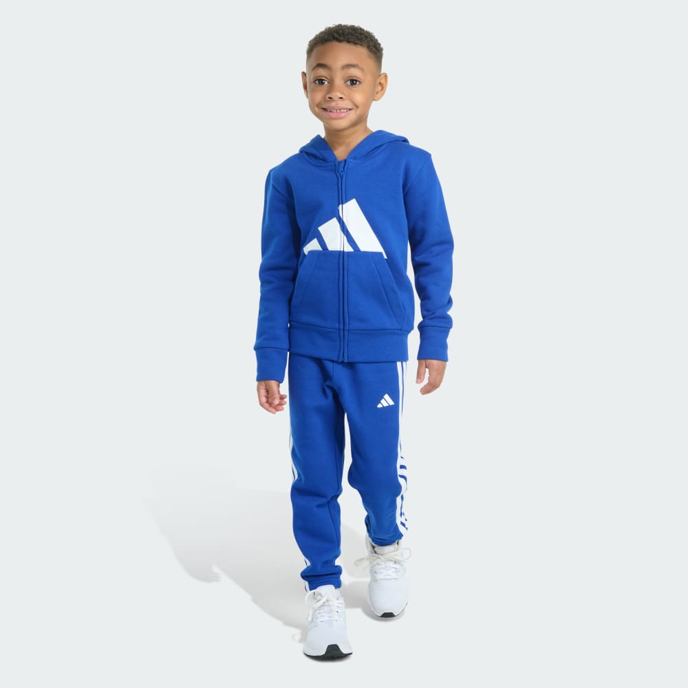 

Спортивный костюм Adidas 2-Piece Long Sleeve Essential Big Logo Fleece Jacket & Jogger Set, цвет Royal Blue