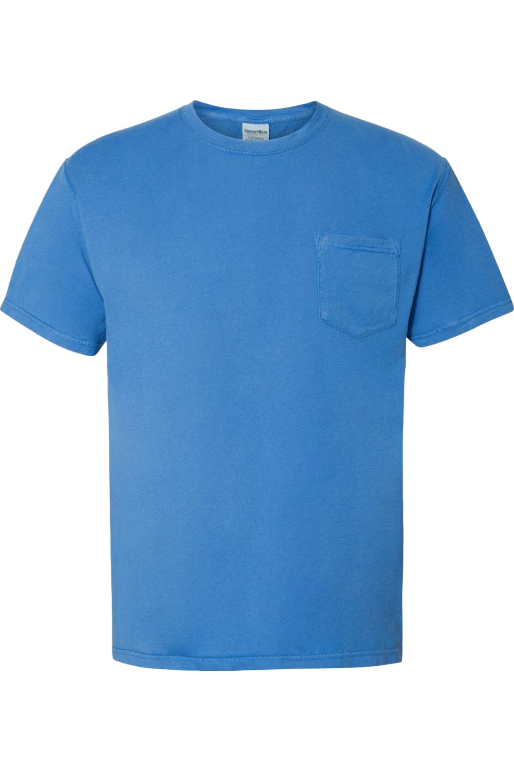 

Футболка ComfortWash by Hanes Garment-Dyed Pocket, цвет summer sky blue