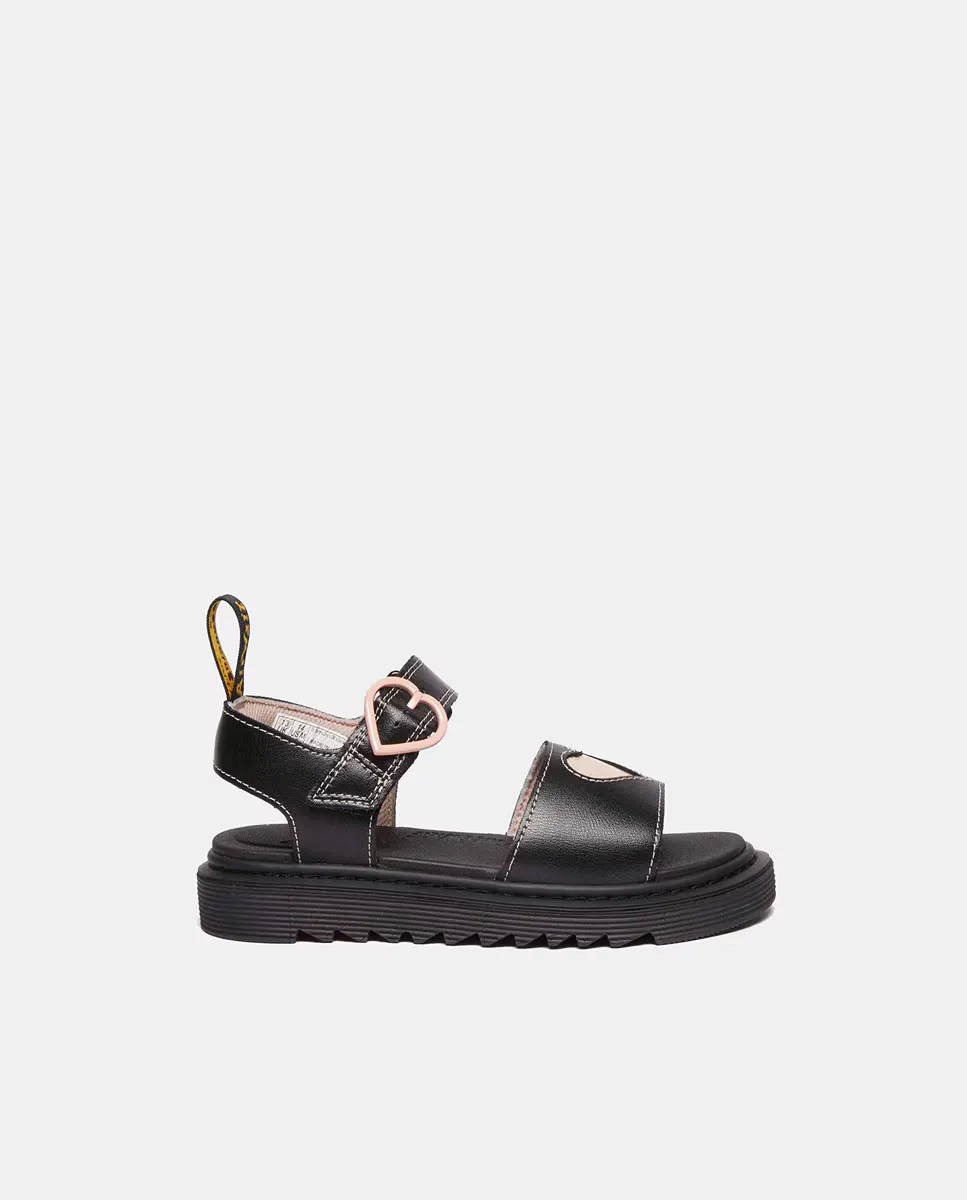 

Сандалии Marlowe Hearts JUNIOR Dr. Martens, чёрный