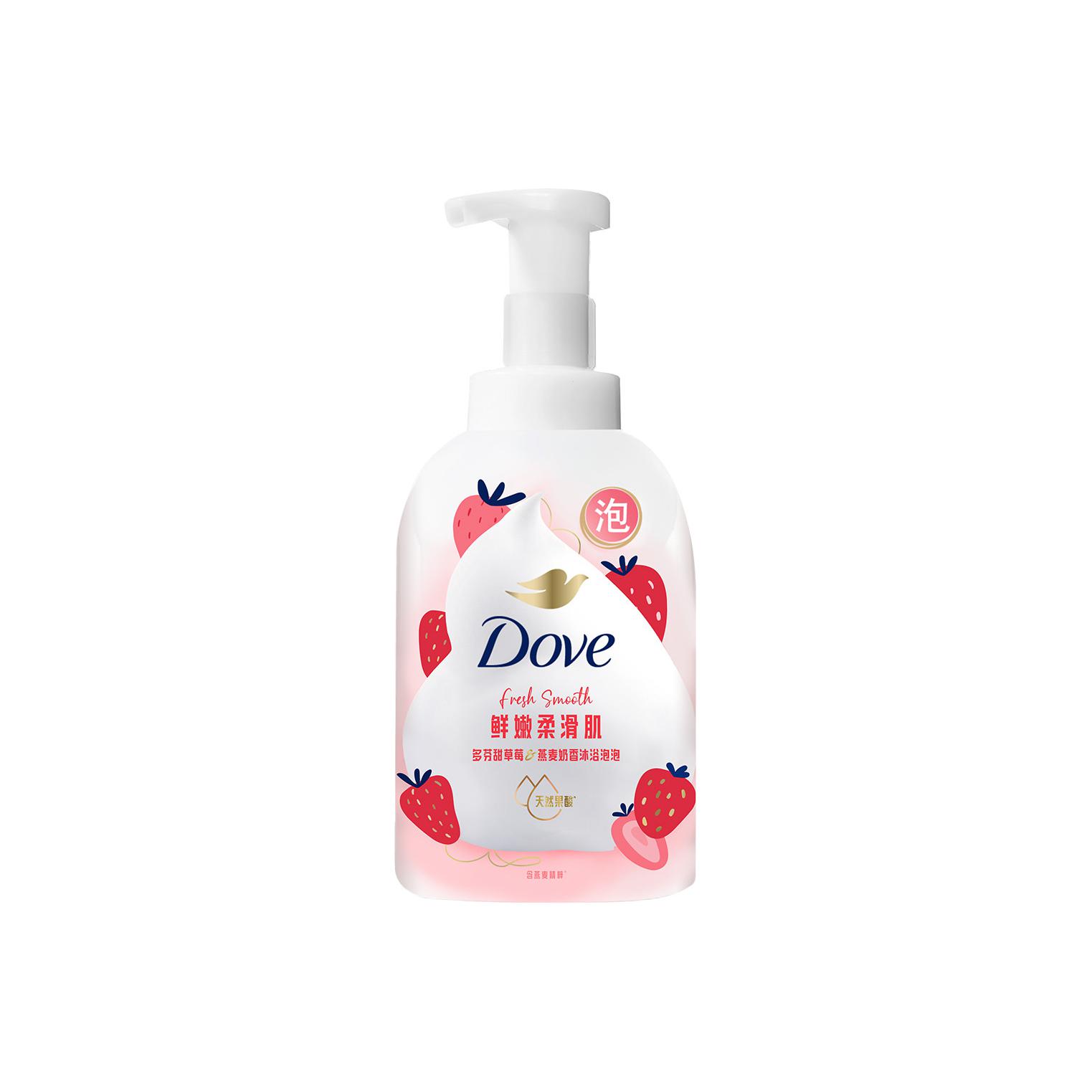

Dove Strawberry Green Grape Milk Bathing Bubbles Moisturizing 400g/400g*2