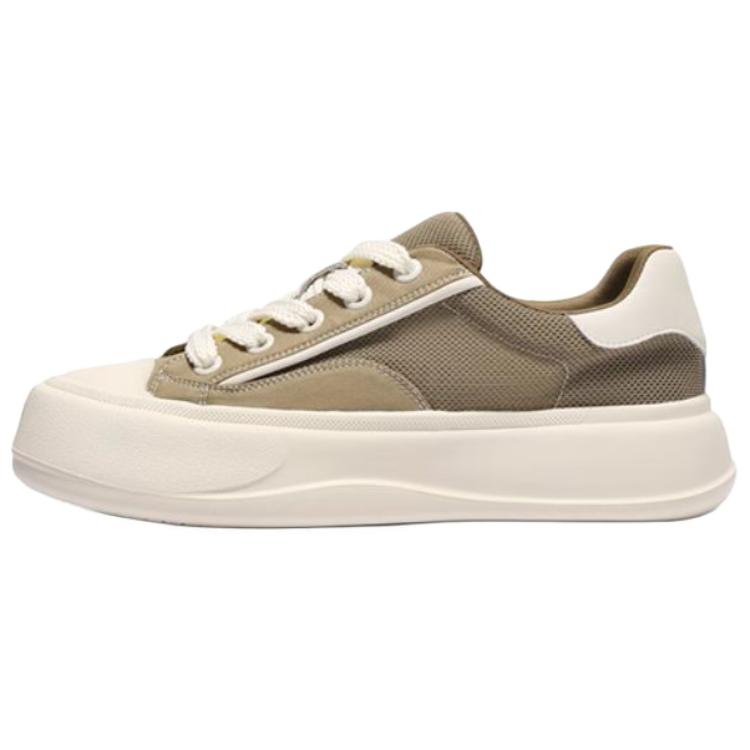 

BELLE Мужские низкие скейтерские кеды цвета хаки, цвет Khaki