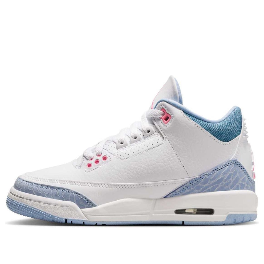 

Кроссовки (GS) Air Jordan 3 'White Cobalt Bliss', белый