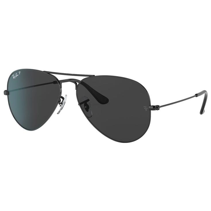 

Солнцезащитные очки rb3025 авиатор полированные черные total black polar - 58 Ray Ban