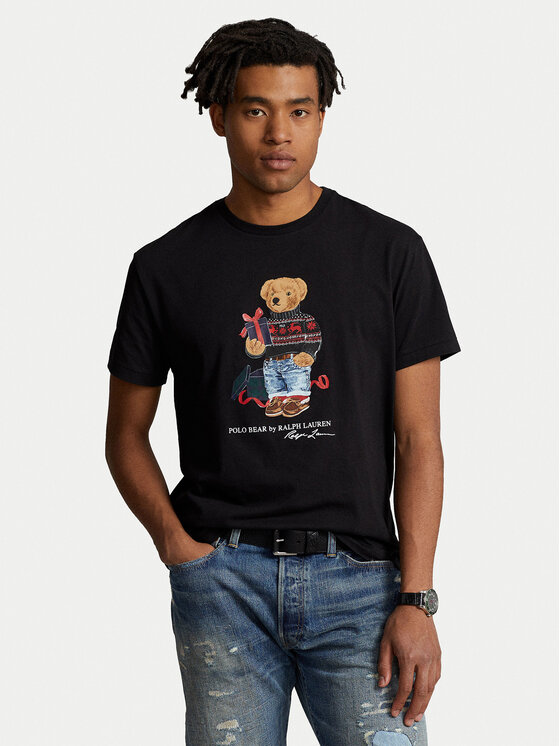 

Футболка обычного кроя 710854497027 Polo Ralph Lauren, черный