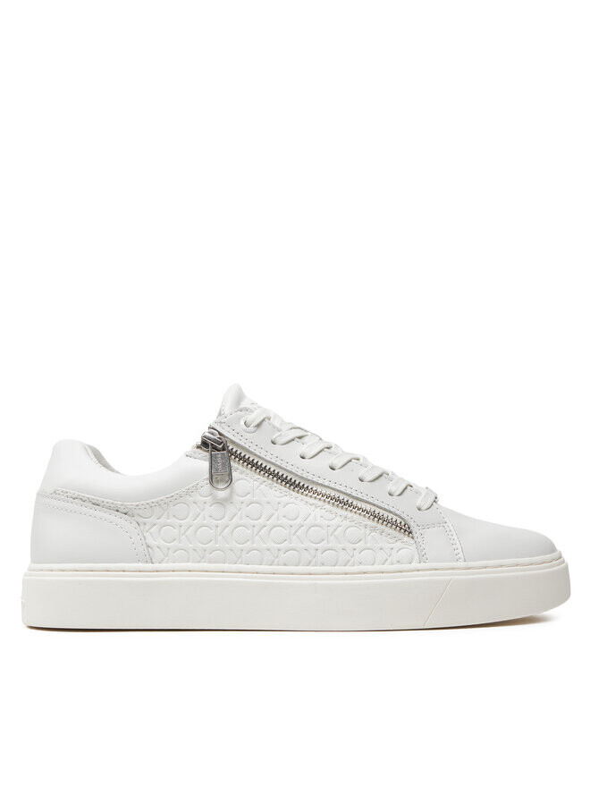 

Кроссовки Calvin Klein Low Top Lace Up W/ Zip Mono HM0HM01496 Blanco, белый