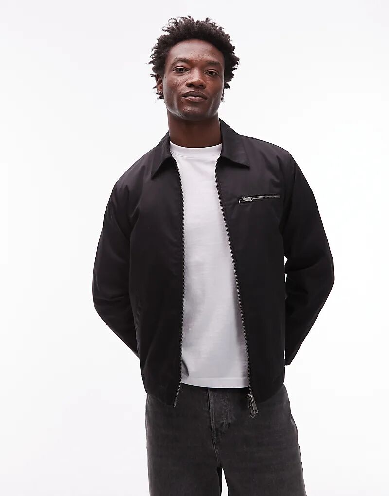 

Куртка CAT WWR из твила с двусторонней молнией и стеганой подкладкой черного цвета