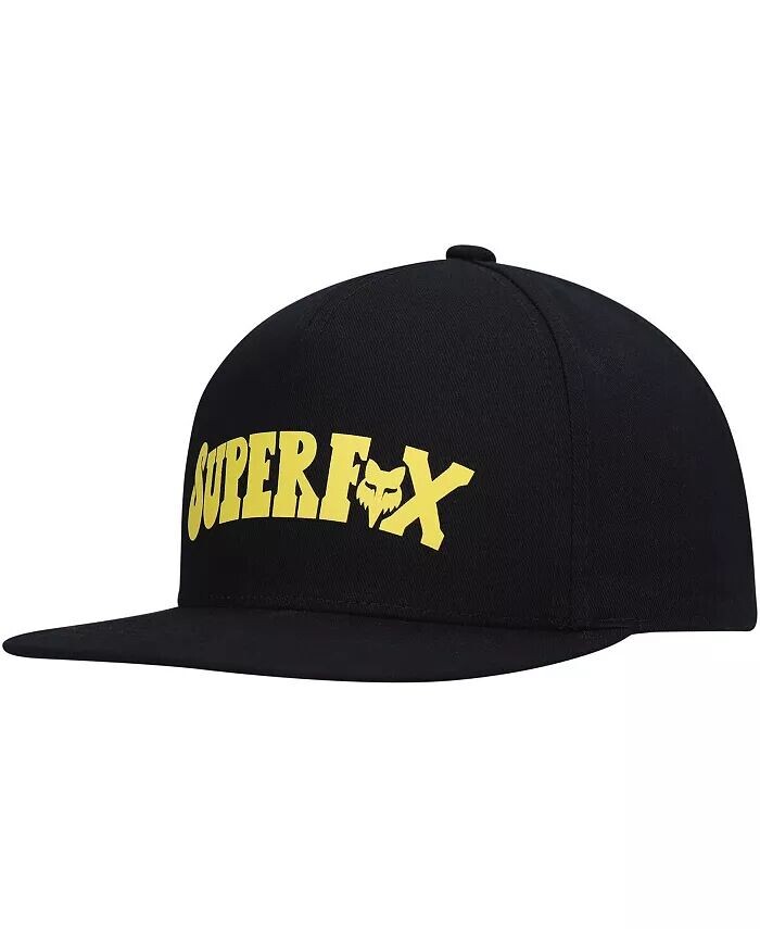 

Черная кепка Super Trik Snapback для больших мальчиков и девочек Fox, черный