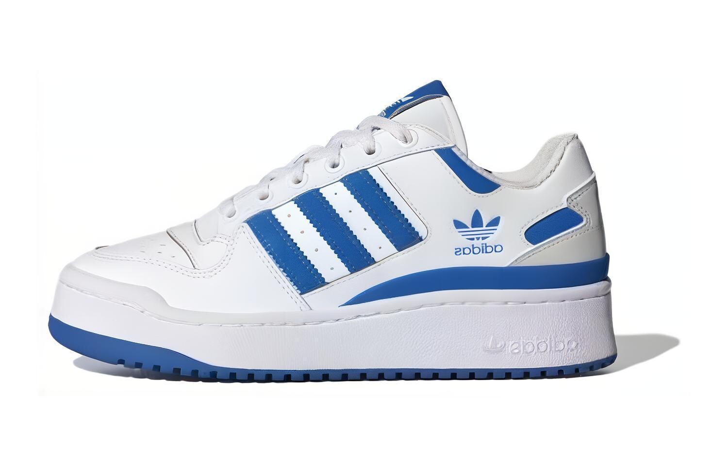 

Кроссовки Adidas Forum Bold Stripes White Blue Bird Women's, белый/синий