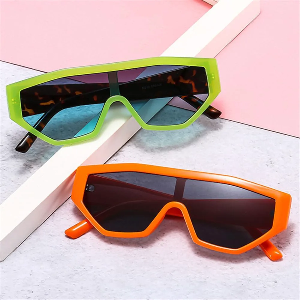 

Солнцезащитные очки UV400 – конфетные цвета, цельные, «кошачий глаз», градиентные, для женщин и мужчин, для бега и активного отдыха UYPTK, Blue Gray Gradient