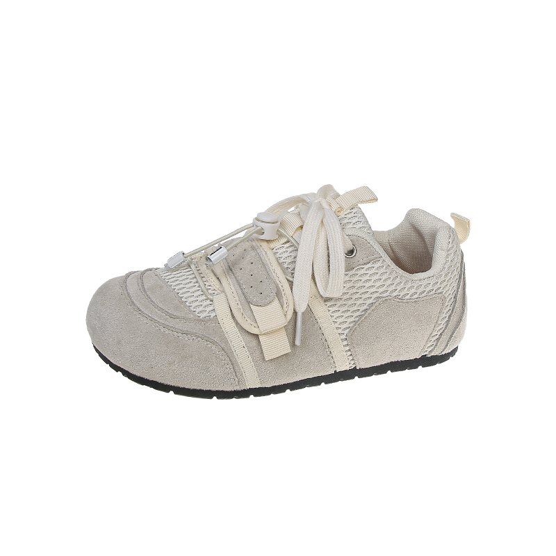 

Кроссовки Shock Absorbers Abrasion Resistant Slip Resistant Low top Kids Lifestyle Shoes Teenagers Peter pan, экрю