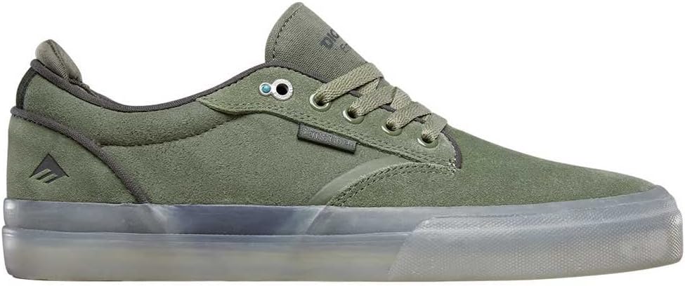 

Emerica Dickson - профессиональный скейт-стиль, усиленная вулканизация, удобная посадка, повседневные кроссовки 2025, оливковый